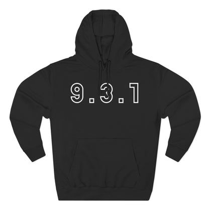 Adult 931 White Pullover Hoodie