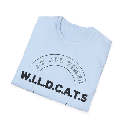 Wildcats Christian Black Letters & Picture