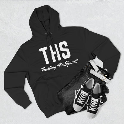 Adult THS Christian White Letters Hoodie
