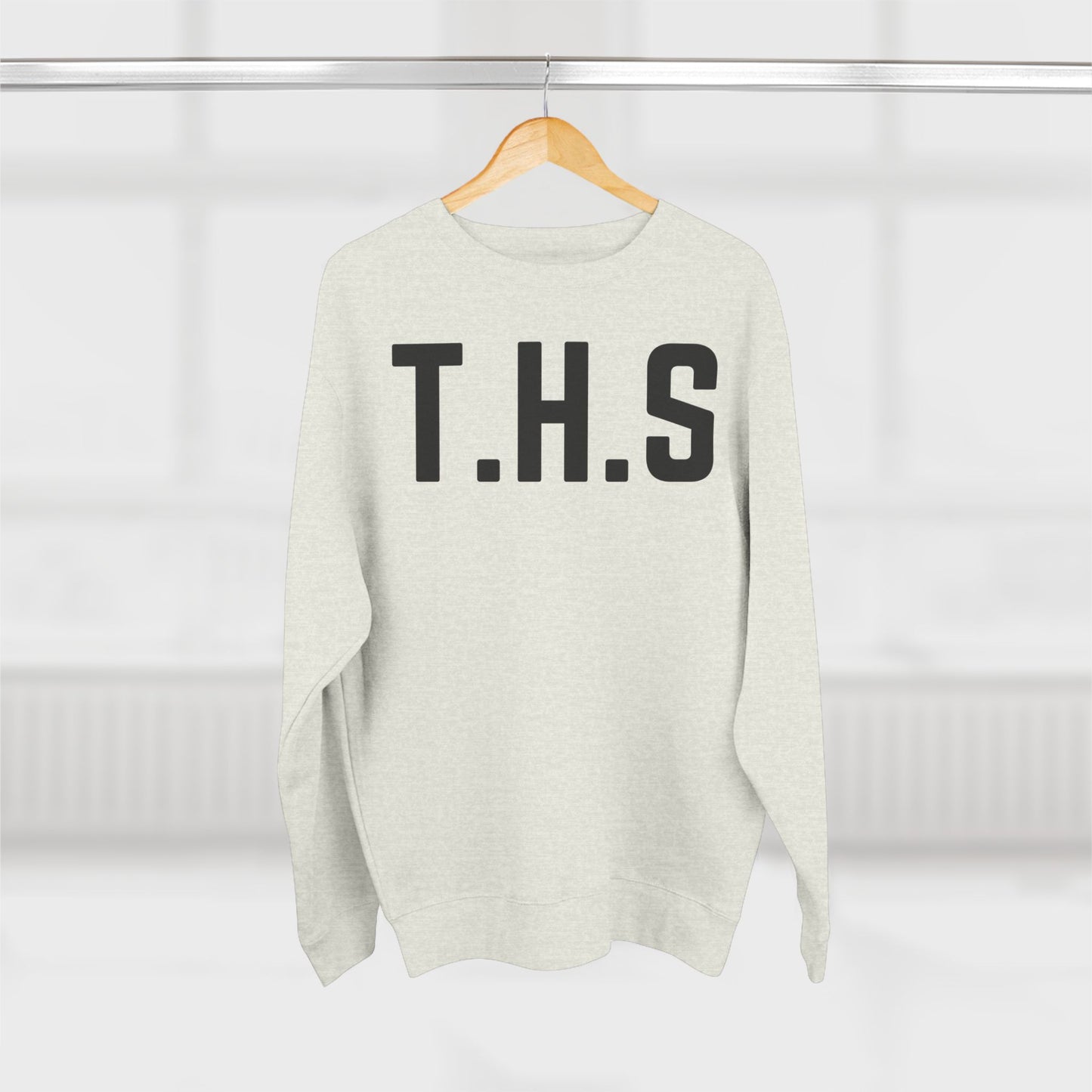 Adult T.H.S Trusting His Spirit Specialty Hoodie Black Letters