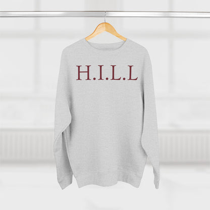Hill Christian Marron Words Crewneck
