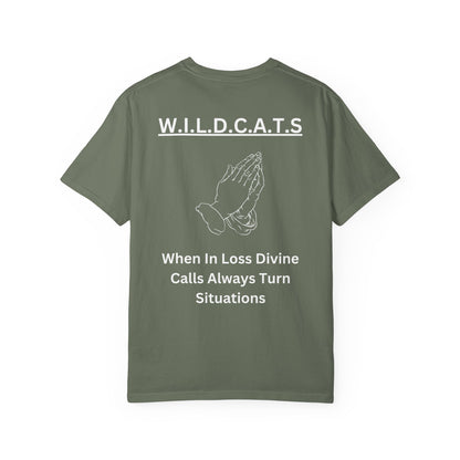 Wildcats Christian White Letters & Image Specialty