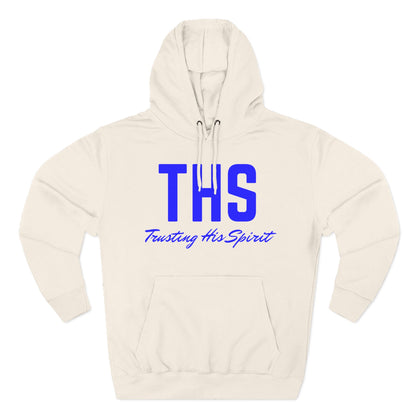 Adult THS Christian Blue Letters Hoodie