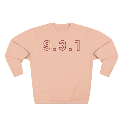 931 Crewneck Marron Words