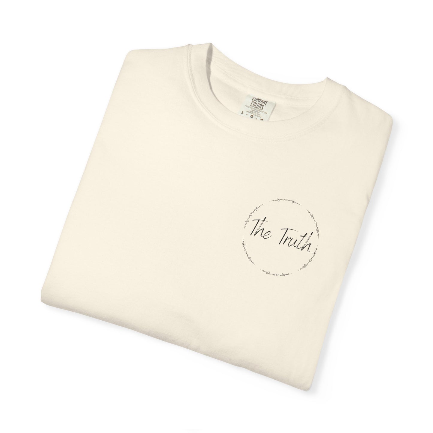 The Truth QR Code Black Words