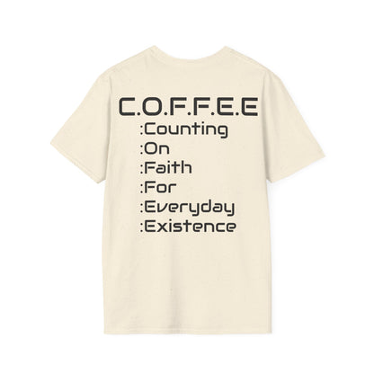 Adult Coffee Christian Black Words Only