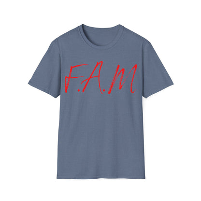 Fam Christian Red Letters & Image