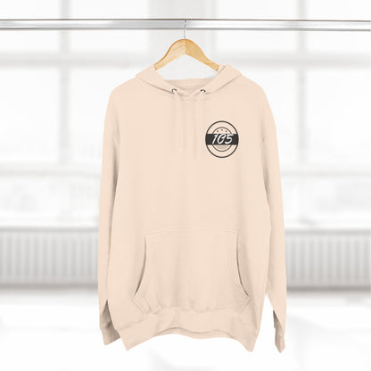 Adult 105 Christian Black and White Letters Hoodie