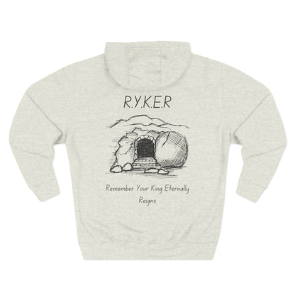 RYKER Christian Black Letters Hoodie