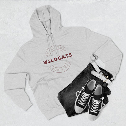 Wildcats Christian Marron Letters & Picture Hoodie