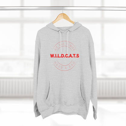 Wildcats Christian Red Letters & Picture Hoodie