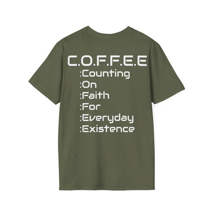 Adult Coffee Christian White Words Only