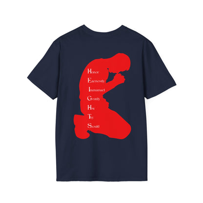 Heights Christian Red Letters & Image
