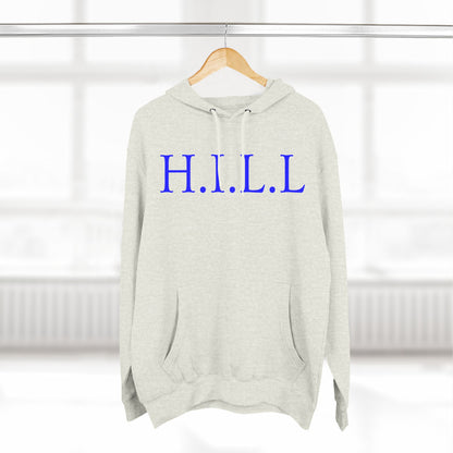 Hill Christian Blue Words Hoodie