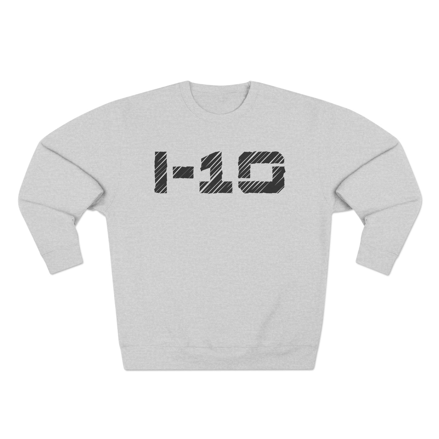 I-10 Christian Black Words Crewneck