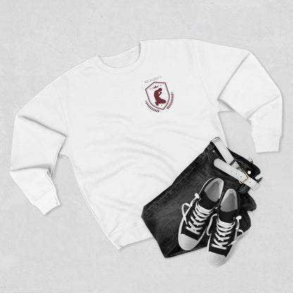 Heights Christian Marron Letters & Image Crewneck