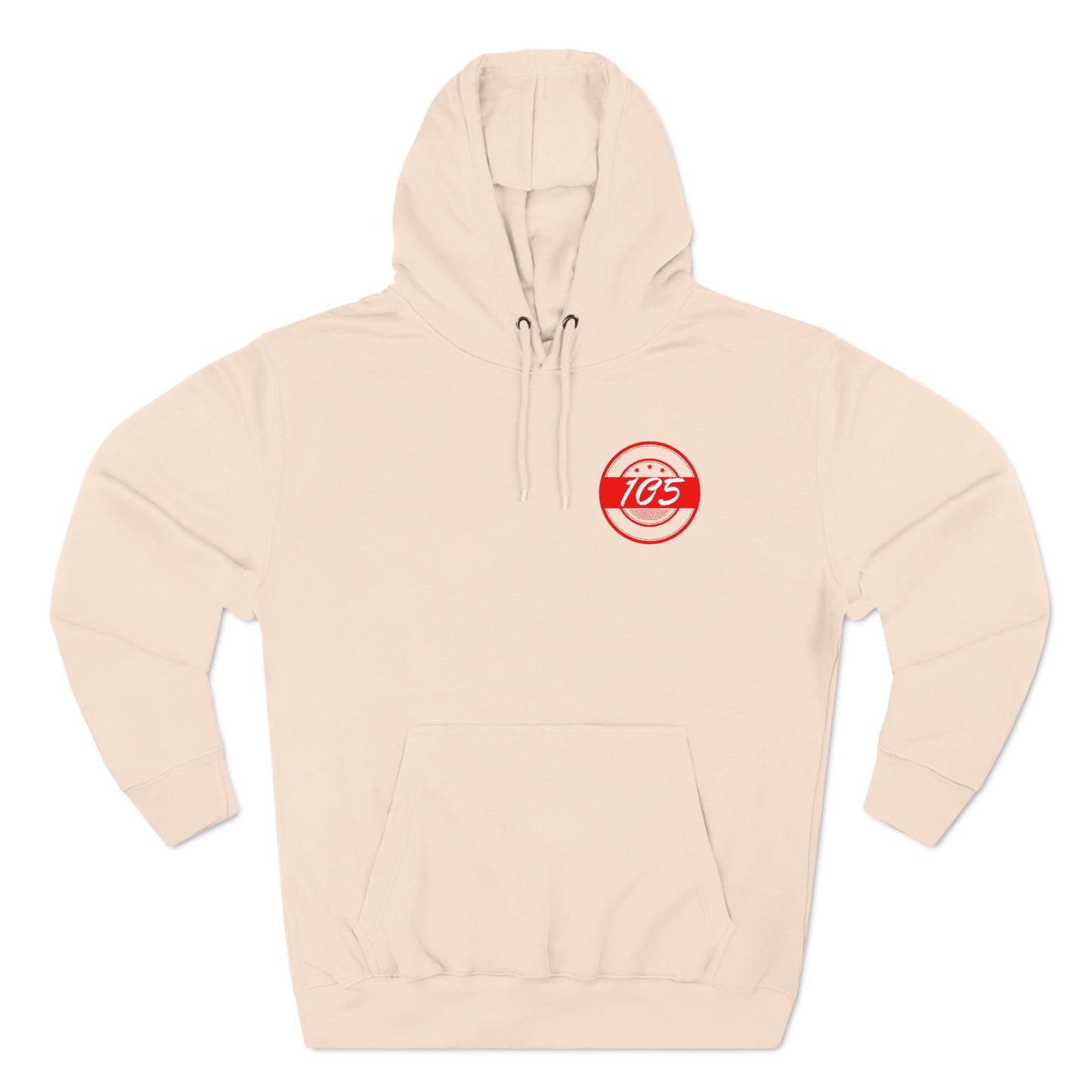 Adult 105 Christian Red and White Letters Hoodie
