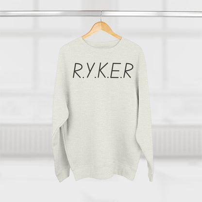 RYKER Christian Black Letters Crewneck
