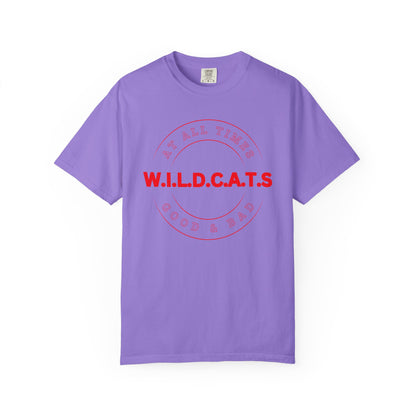 Wildcats Christian Red Letters & Picture