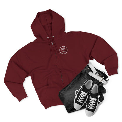 Clothe Yourself White Hoodie Zipper (scripture)