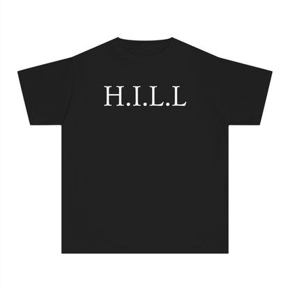 Youth Hill Christian White Words Heavyweight Tee