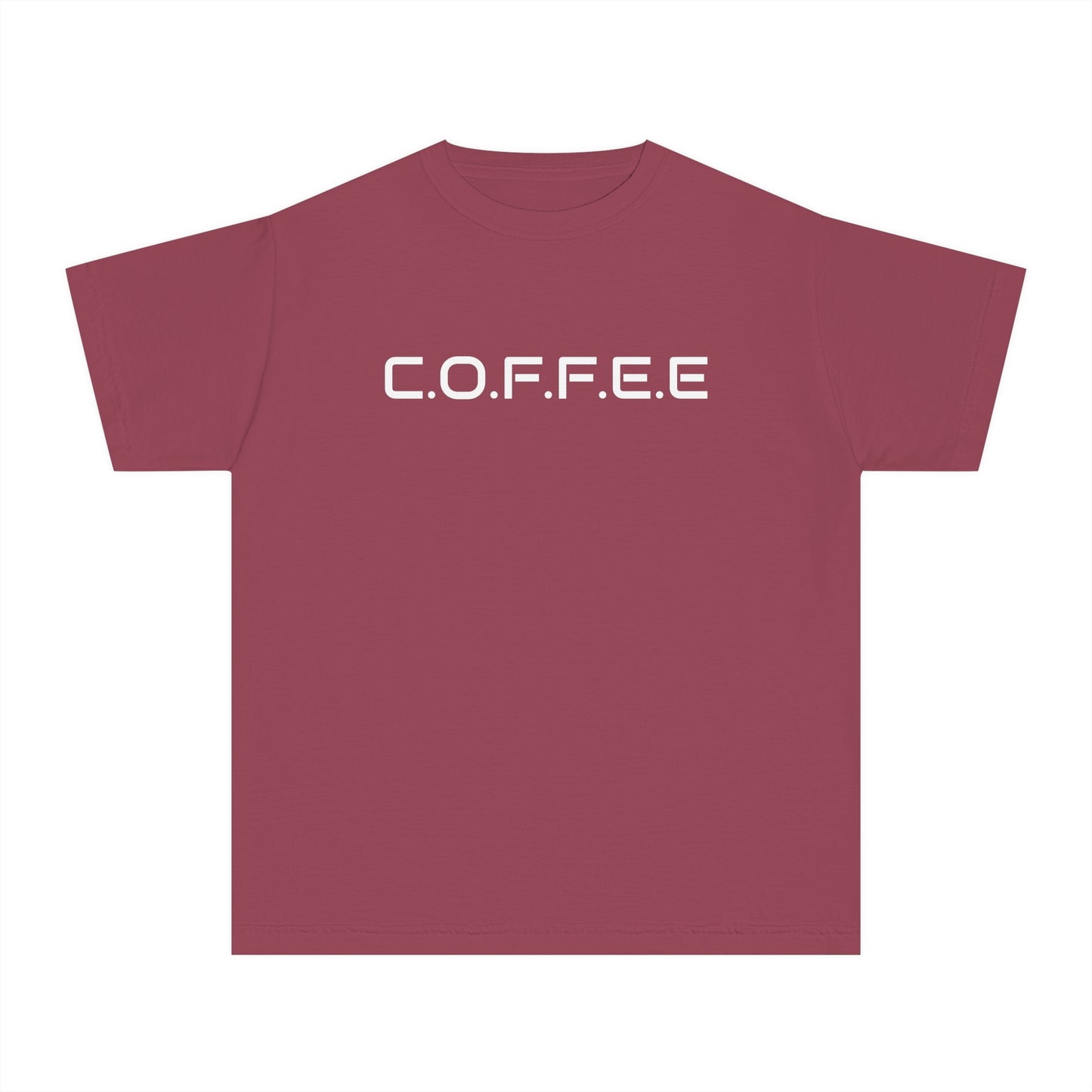 Youth Adult Coffee Christian White Words Only
