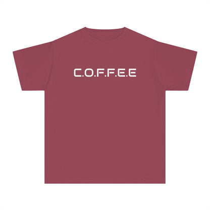 Youth Adult Coffee Christian White Words Only