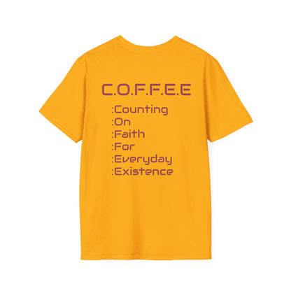 Adult Coffee Christian Marron Words Only