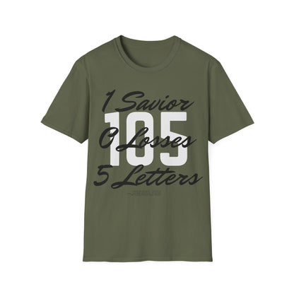 Adult 105 Christian Black and White Letters