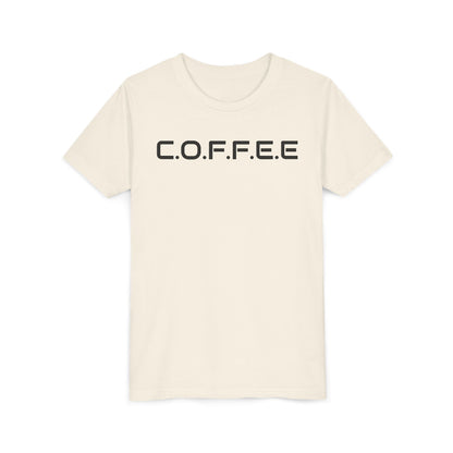 Youth Adult Coffee Christian Black Words Only