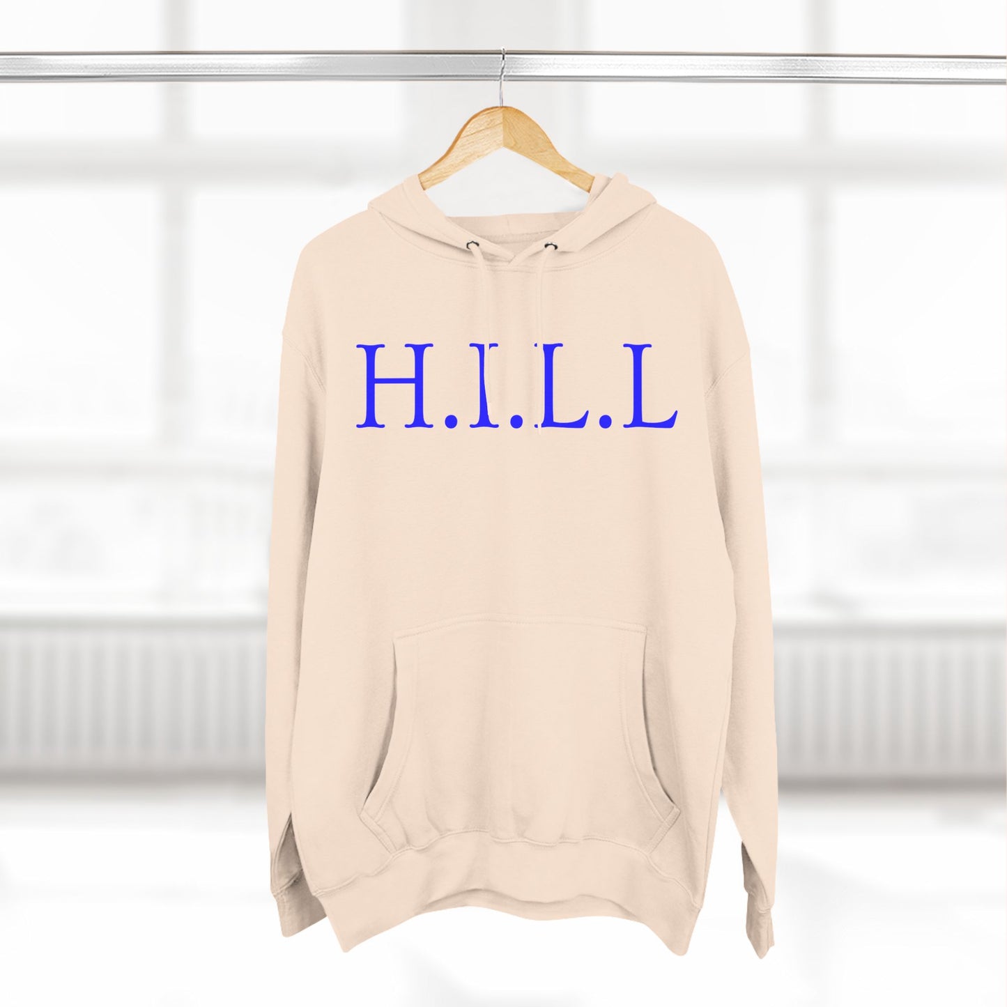 Hill Christian Blue Words Hoodie