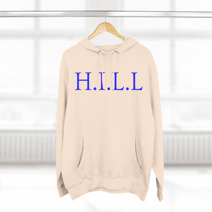 Hill Christian Blue Words Hoodie