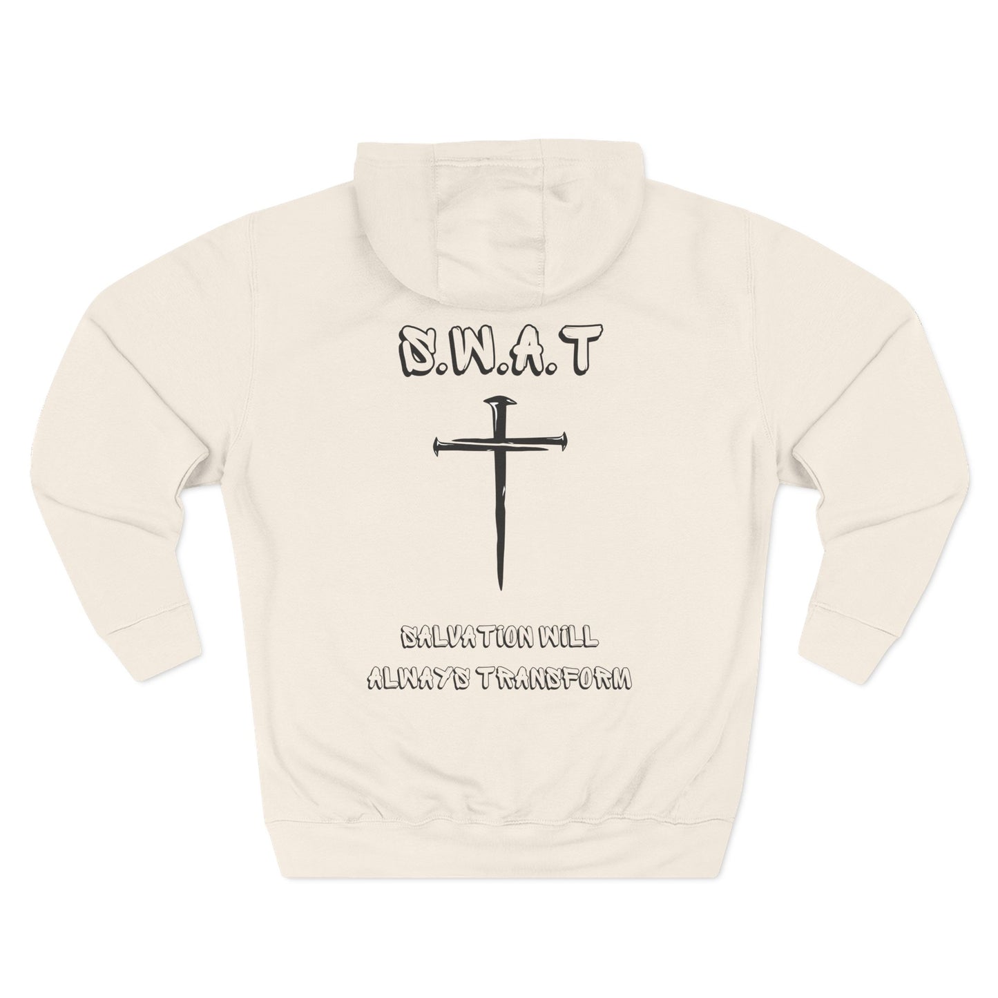 Swat Christian Black Words Hoodie