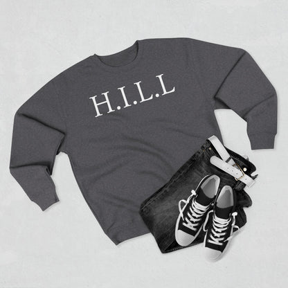 Adult Hill Christian White Words Crewneck
