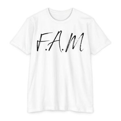 Adult Fam Christian Black Letters & Image Premium Tee