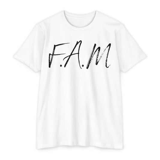Adult Fam Christian Black Letters & Image Premium Tee