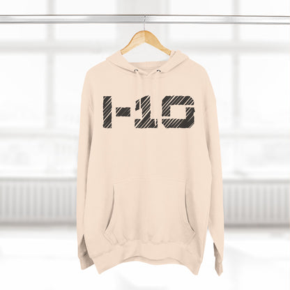 I-10 Christian Black Words Hoodie