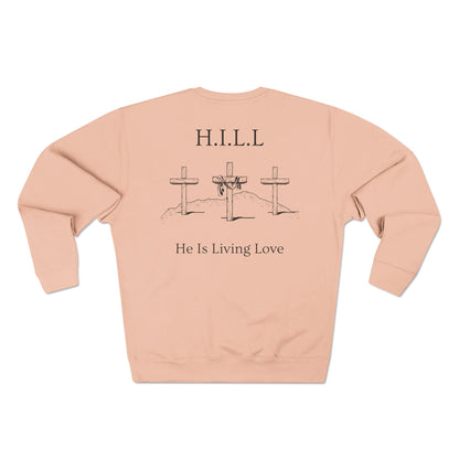 Hill Christian Black Words Crewneck