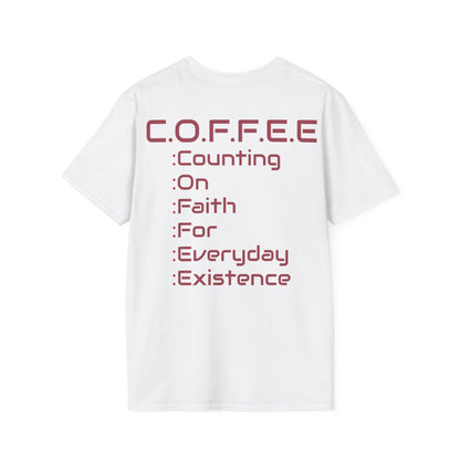 Adult Coffee Christian Marron Words Only
