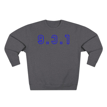 931 Crewneck Blue Words