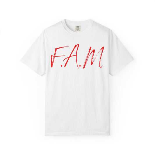 Fam Christian Red Letters & Image