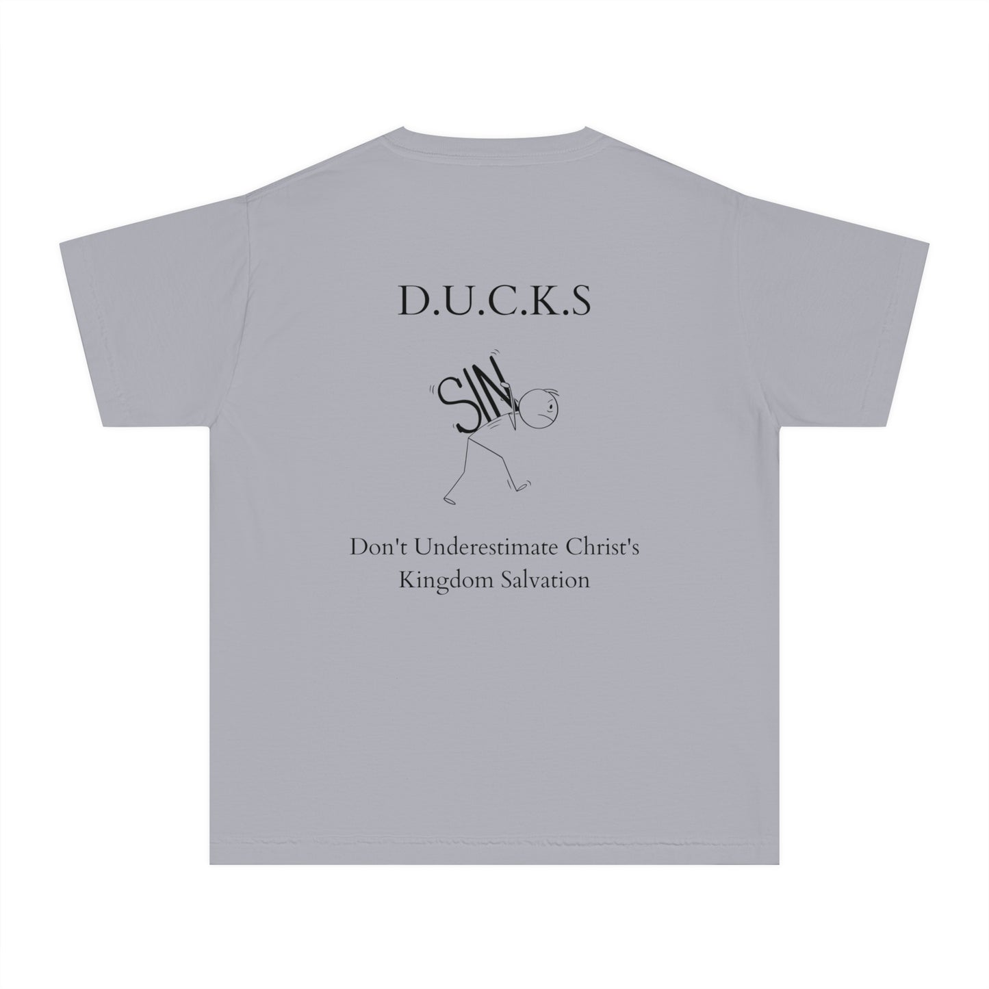 Youth Ducks Christian Black Words
