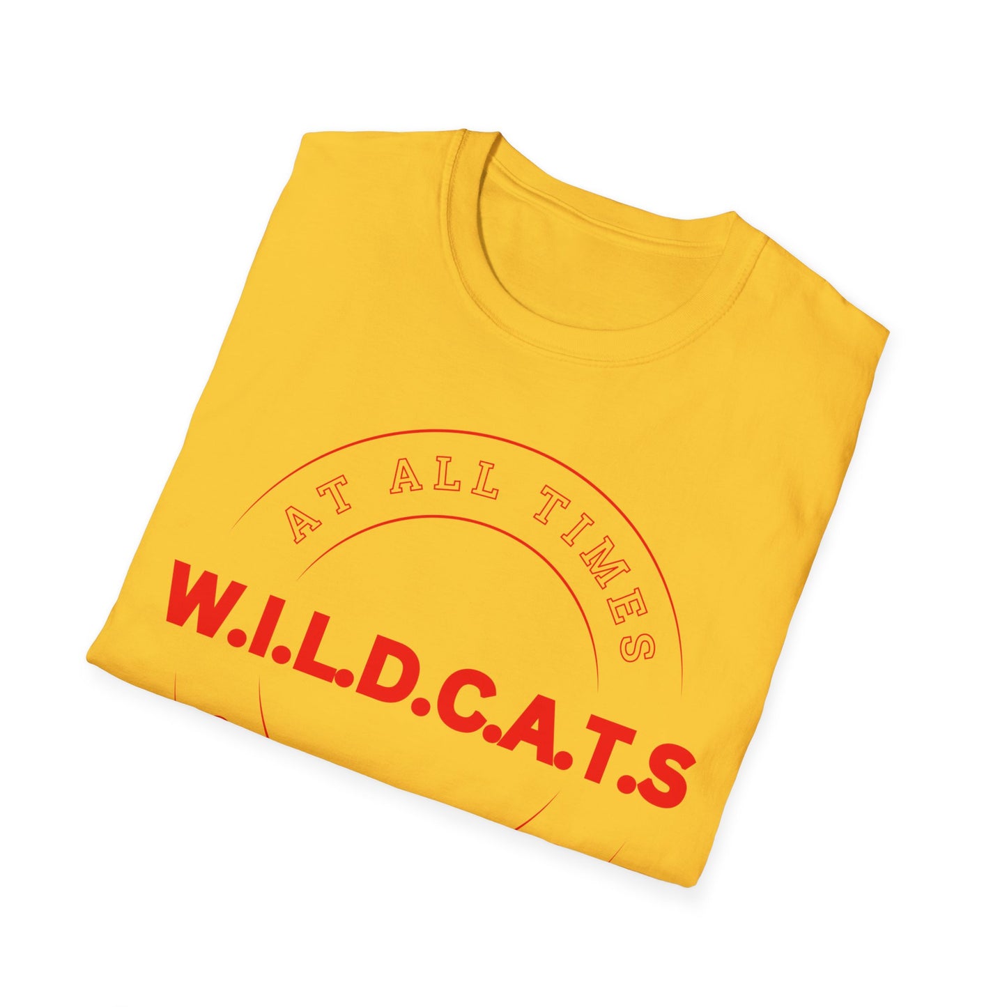 Wildcats Christian Red Letters & Picture