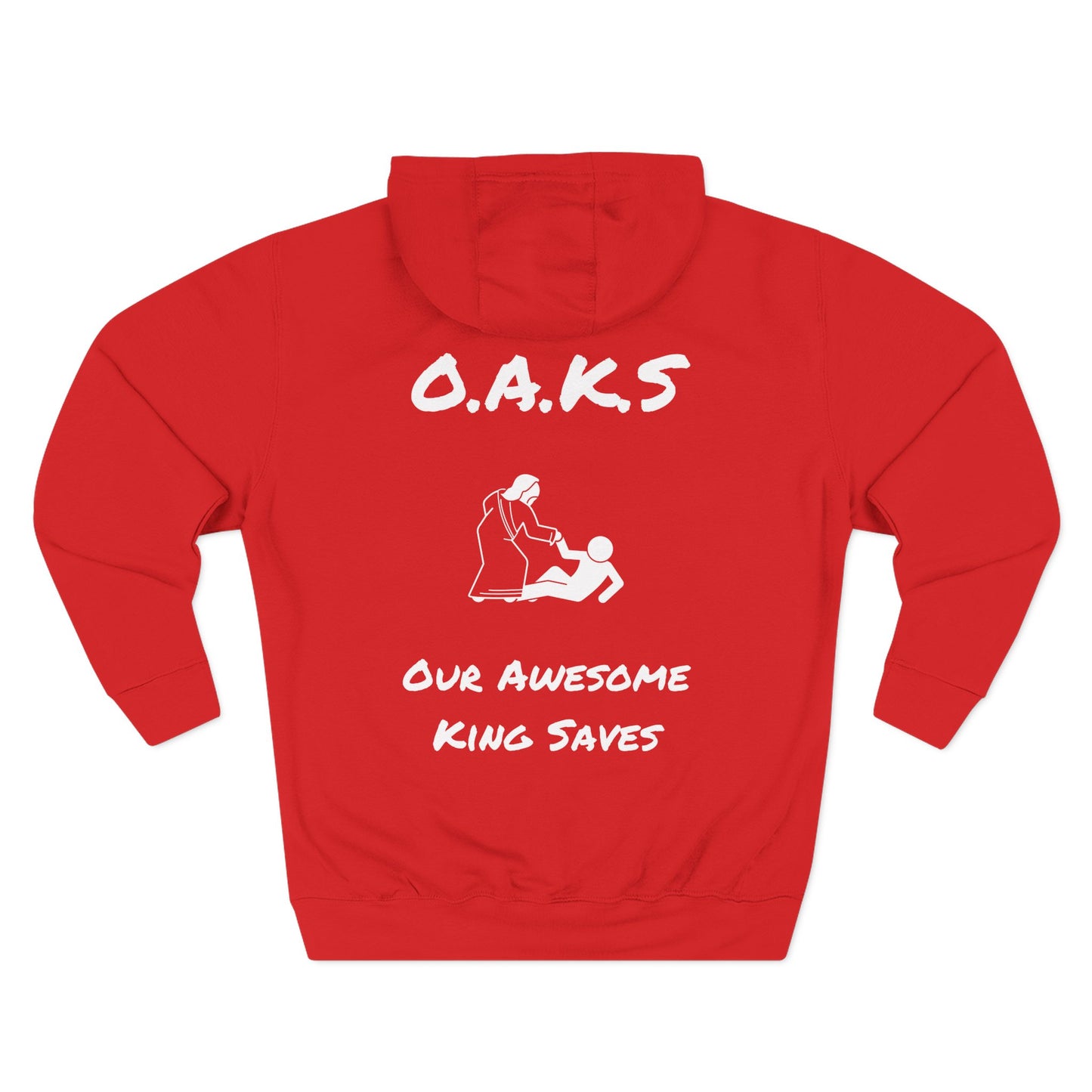 Adult Oaks Christian White Pullover Hoodie