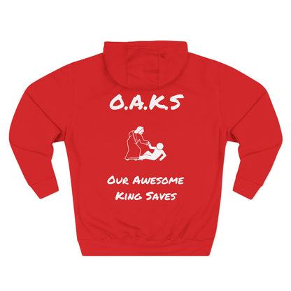 Adult Oaks Christian White Pullover Hoodie