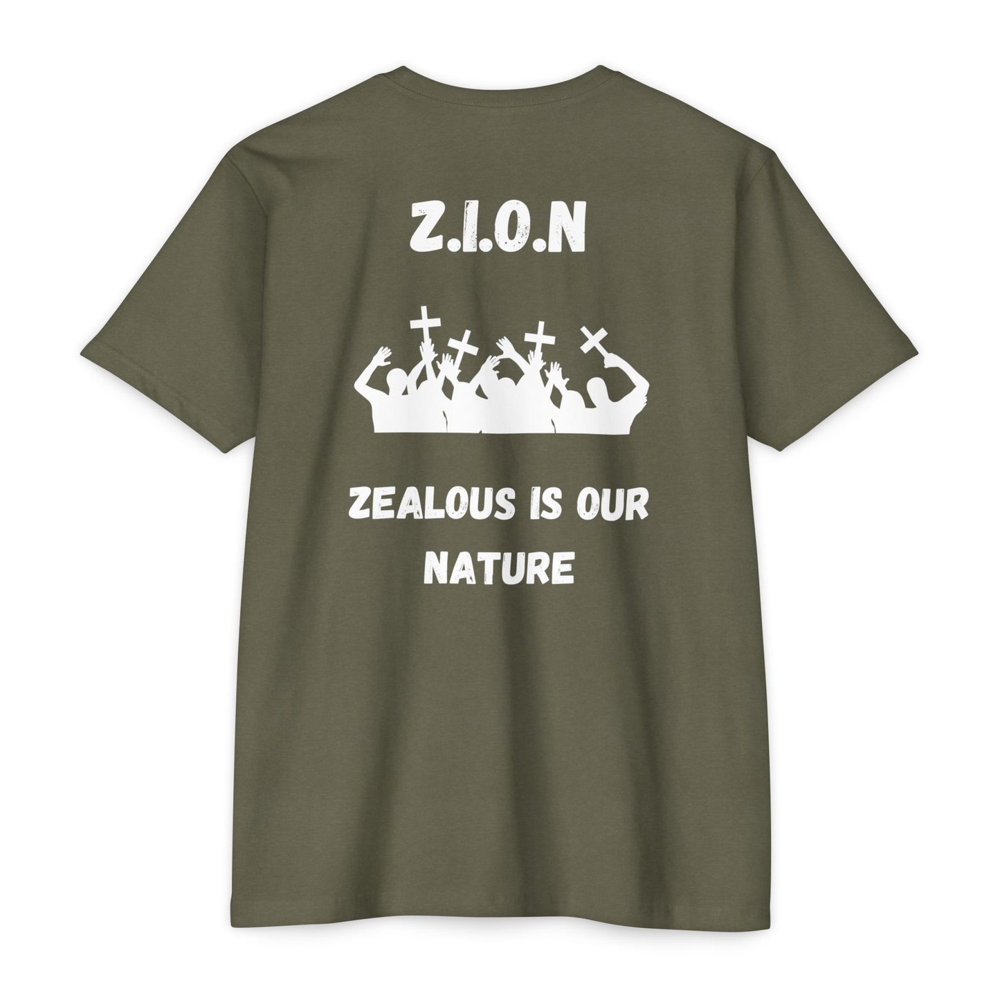 Adult Zion White Words & Image