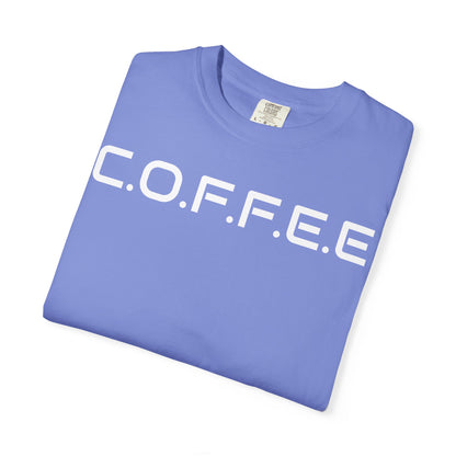 Adult Coffee Christian White Letters & Image