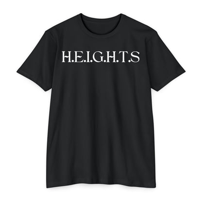 Adult Heights Christian Black Letters & Image Specialty Premium tee