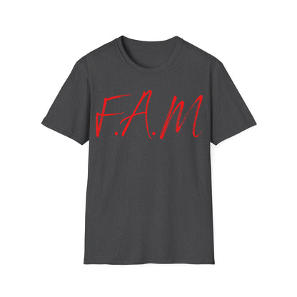 Fam Christian Red Letters & Image