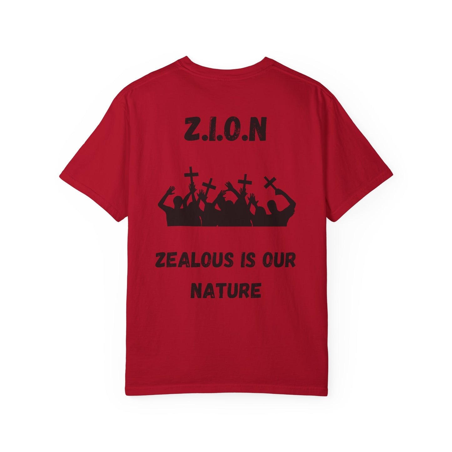Adult Zion Black Words & Image